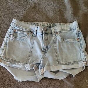 American Eagle Easy Shortie Jean Shorts